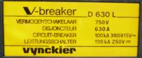  identificatie V-Breaker D 630 L